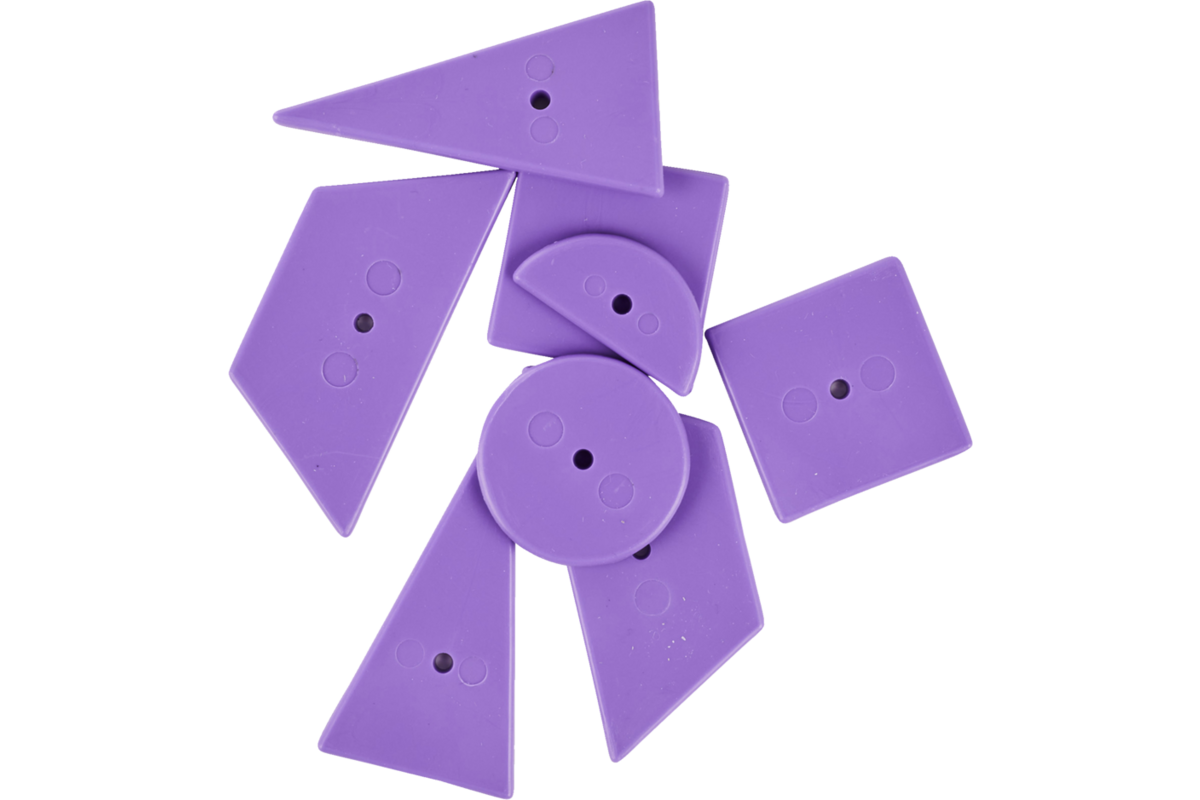 Rolf More - Hamertje tik Geo figurenset, 144 stuks
