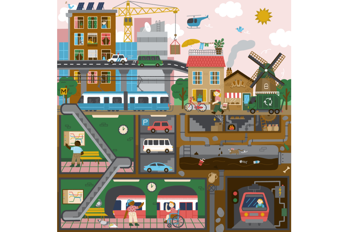 Rolf Puzzels - Puzzel boven en onder de grond - stad