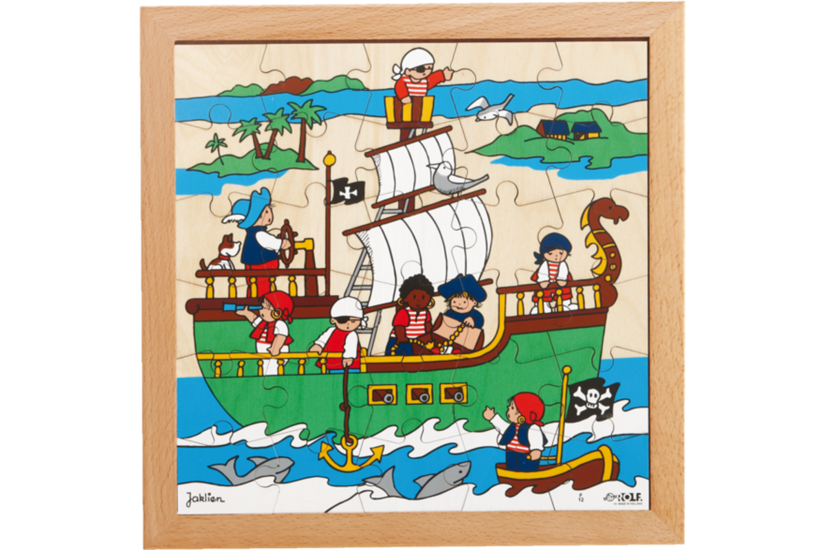 Rolf Puzzels - Puzzel piraten, 30 stukjes