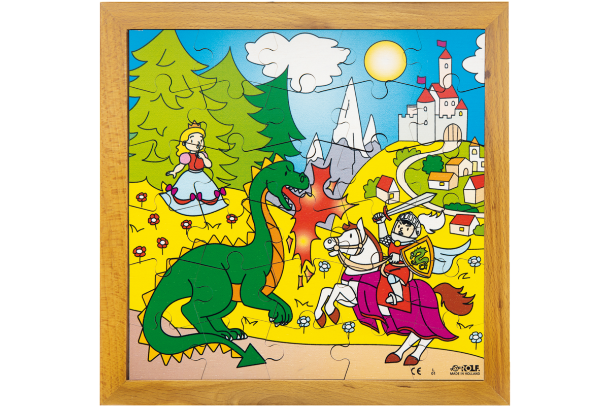 Rolf Puzzels - Puzzel Draak, 30 stukjes