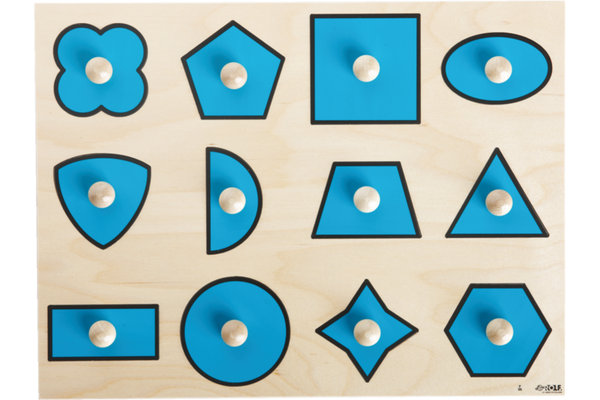 Rolf Puzzels - Inlegplank geometrische vormen