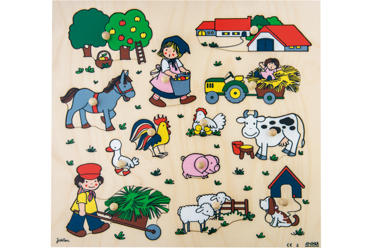 Rolf Puzzels - Inlegplank boerderij