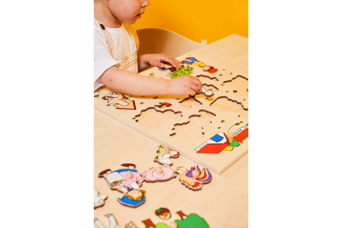 Rolf Puzzels - Inlegplank boerderij