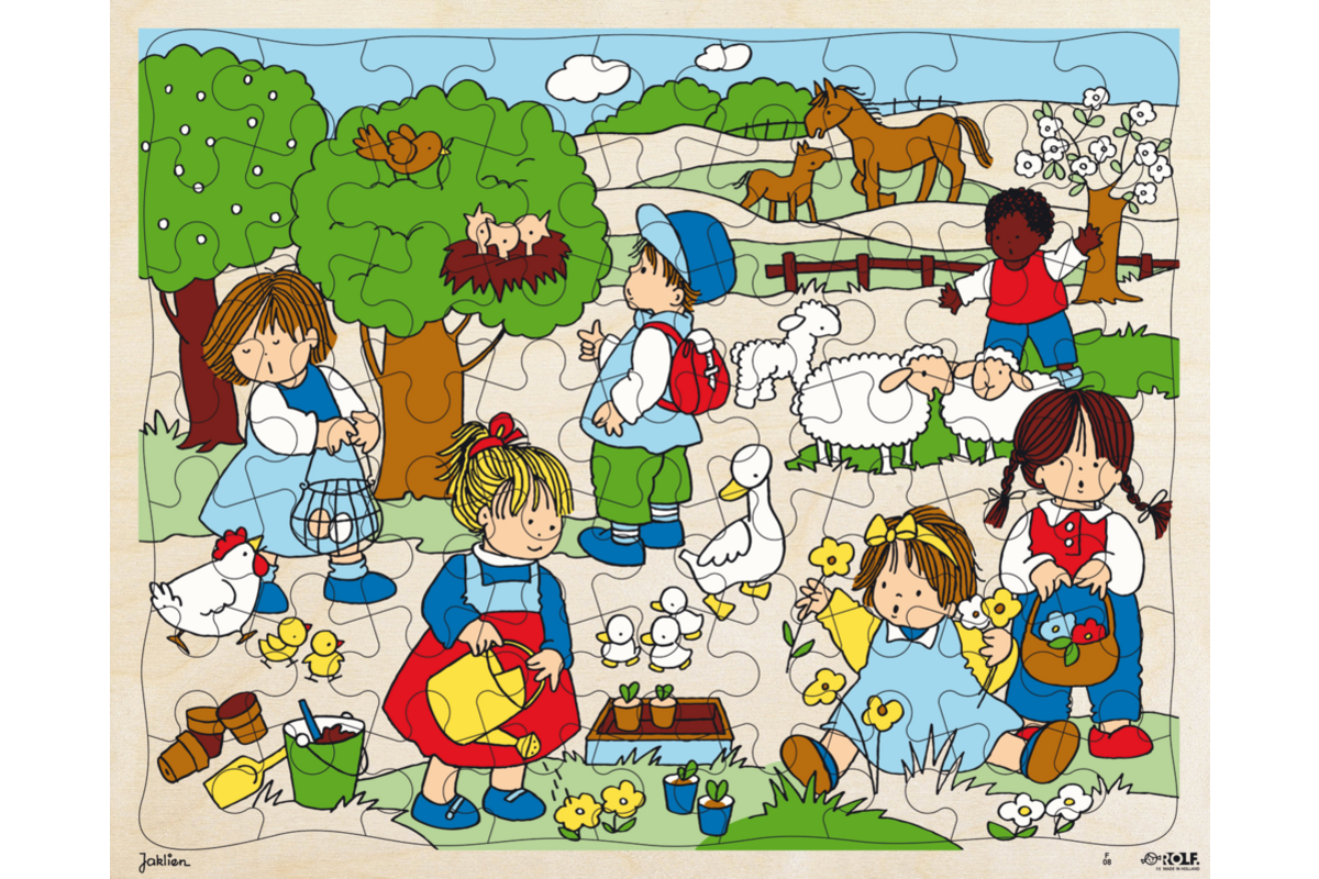 Rolf Puzzels - Puzzel lente, 63 stukjes