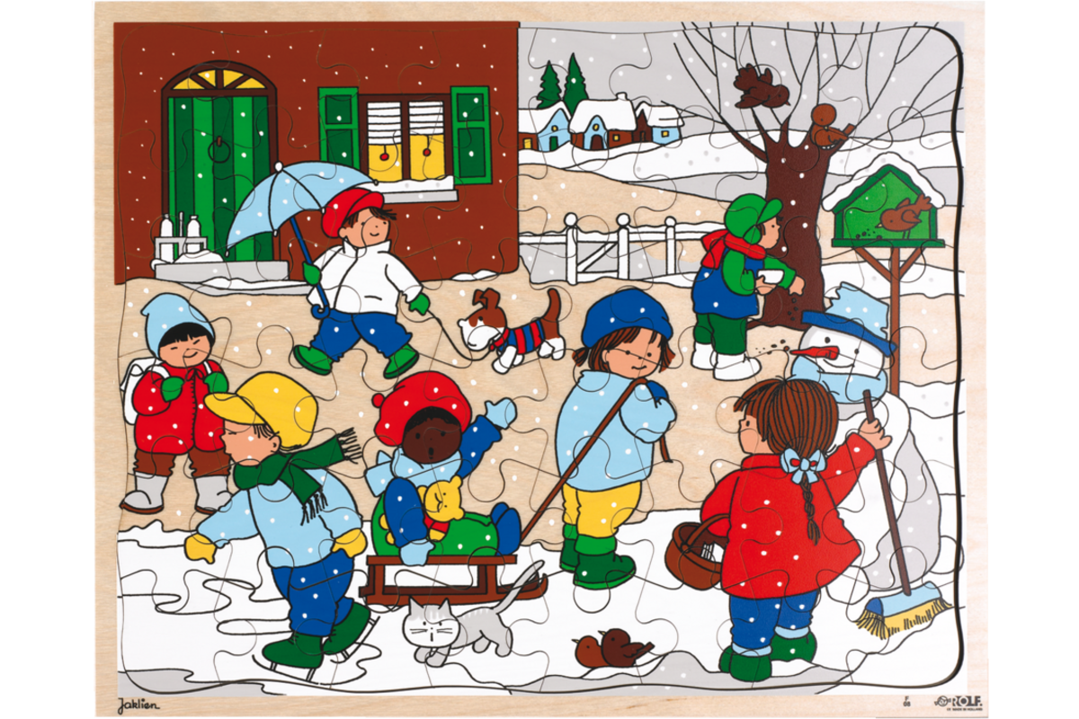 Rolf Puzzels - Puzzel winter, 48 stukjes