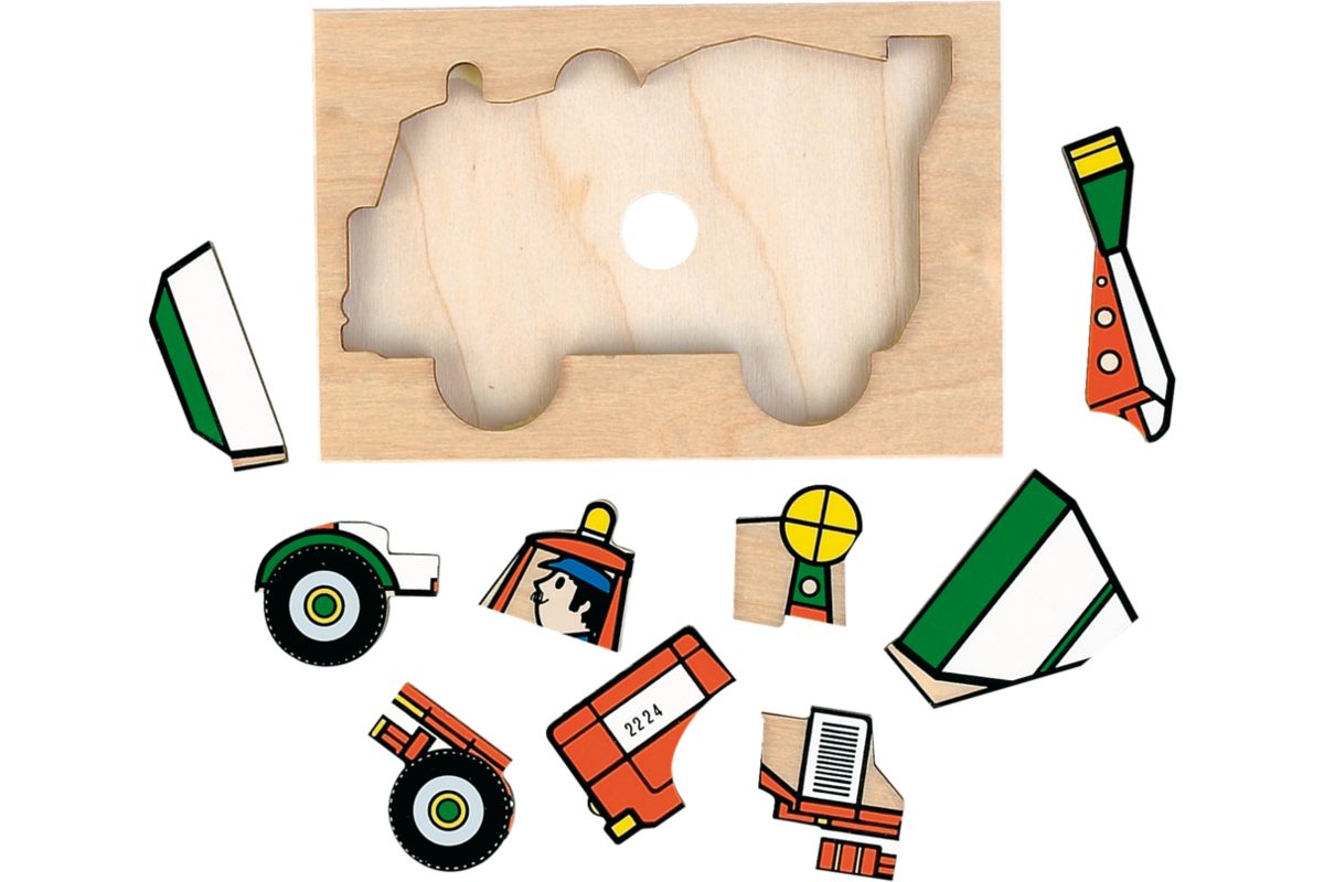 Rolf Puzzels - Puzzelserie voertuigen, 10 stukjes per puzzel
