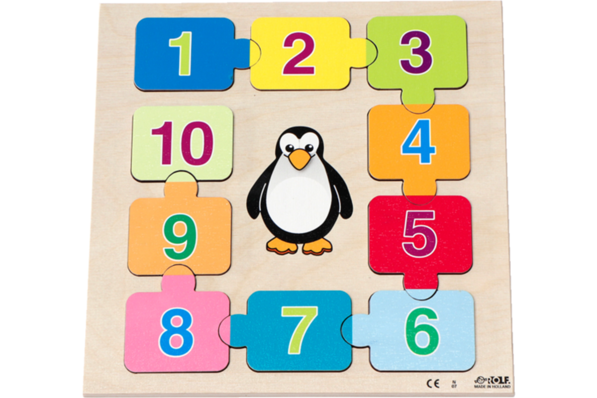 Rolf Puzzels - Reliëf puzzel 10 kleine visjes, 10 stukjes