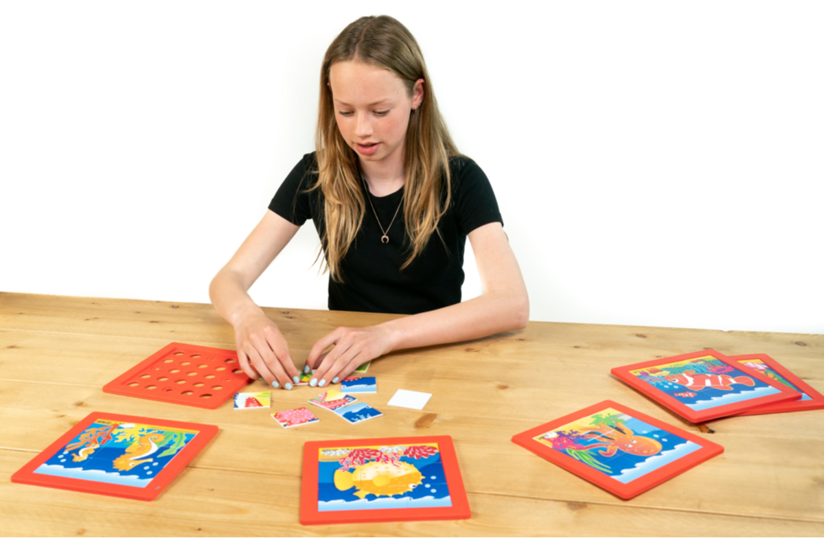 Rolf Puzzels - Puzzelserie zeedieren, kunststof