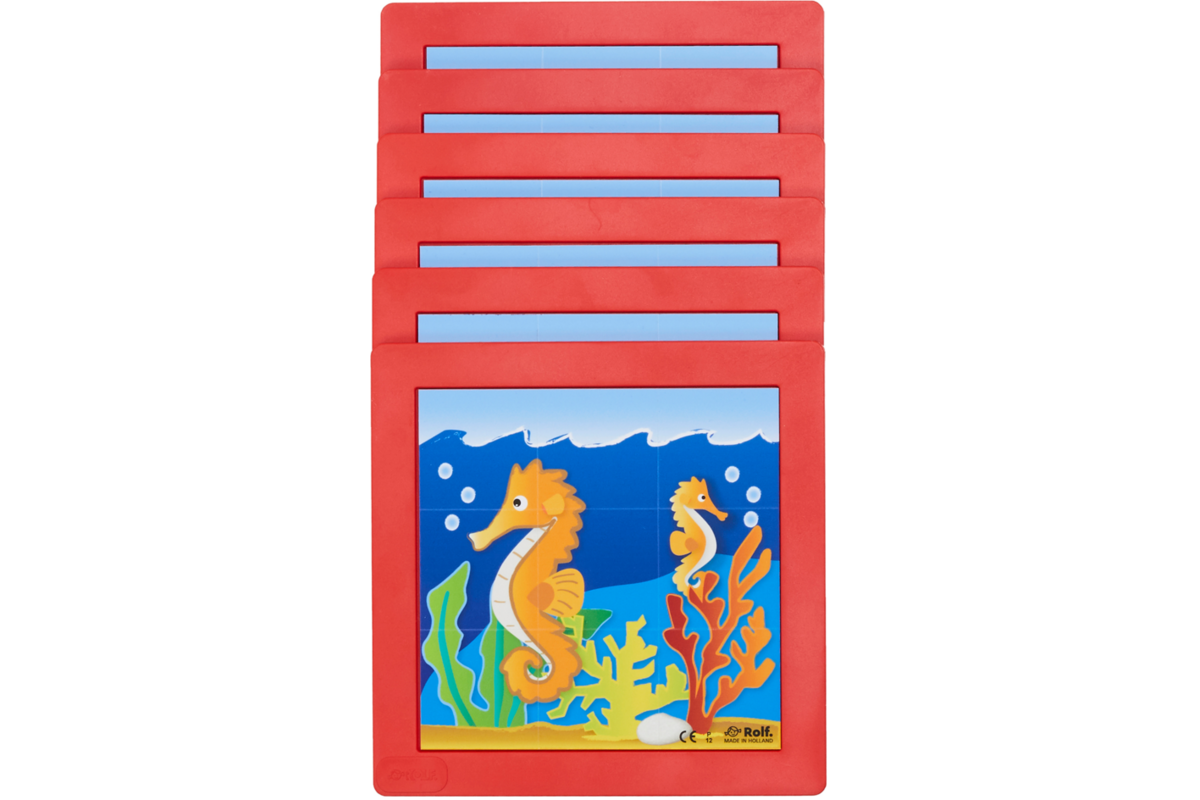 Rolf Puzzels - Puzzelserie zeedieren, kunststof