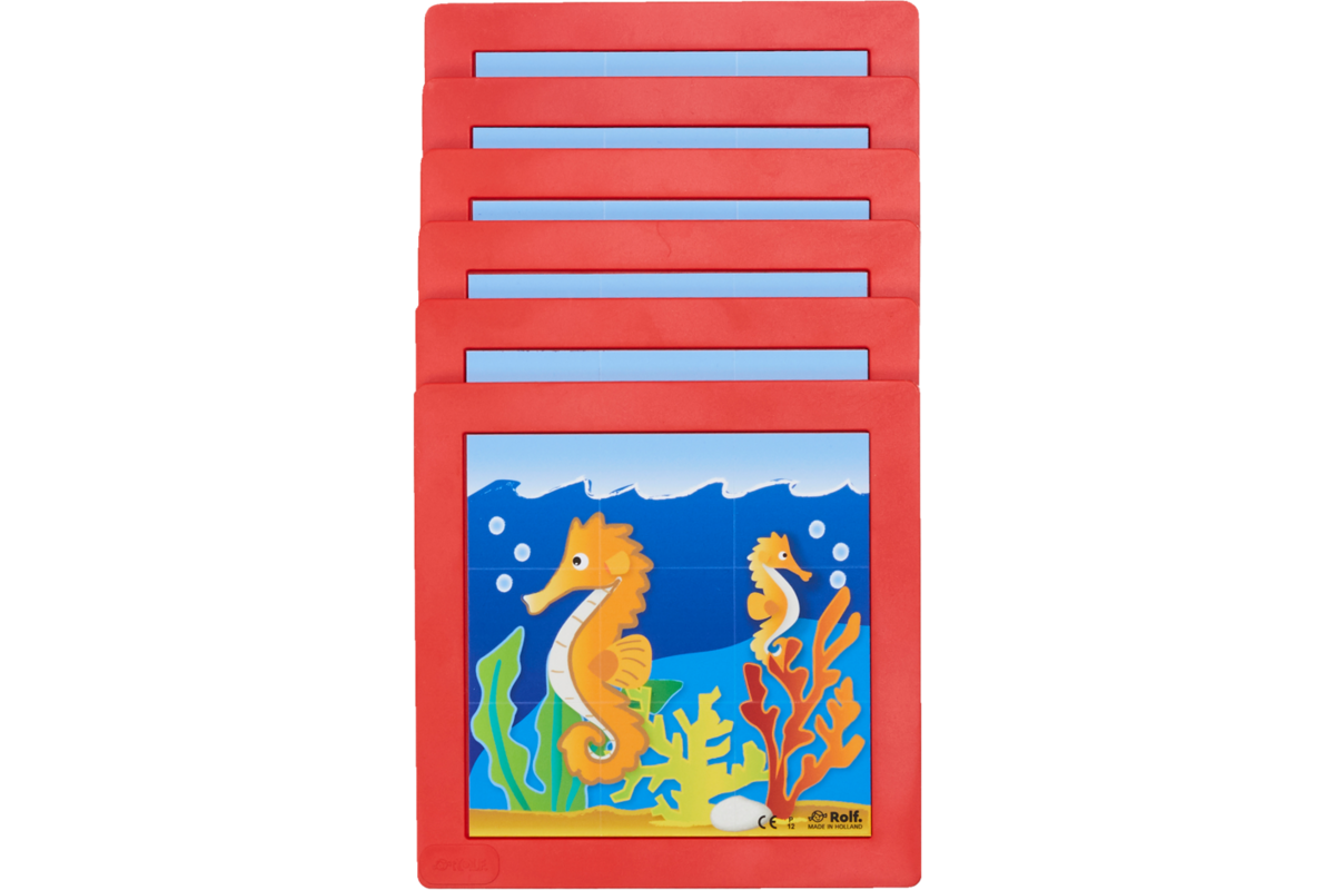 Rolf Puzzels - Puzzelserie zeedieren, kunststof