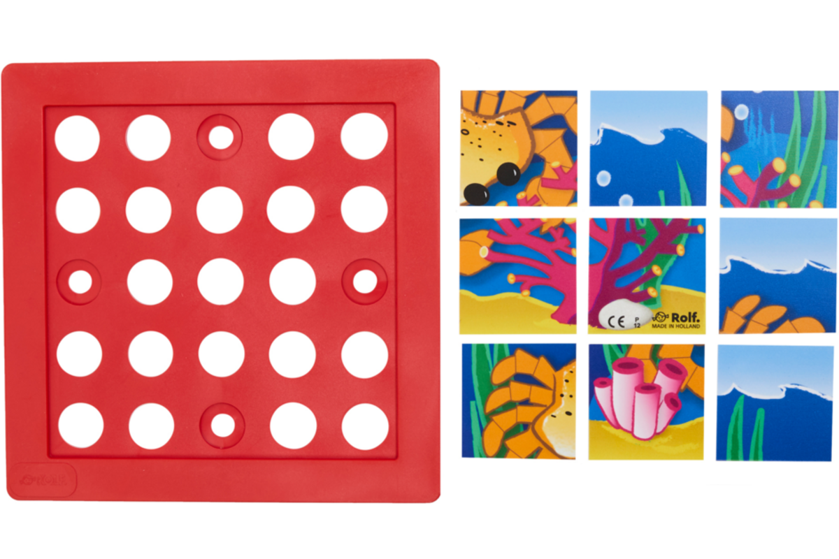 Rolf Puzzels - Puzzelserie zeedieren, kunststof
