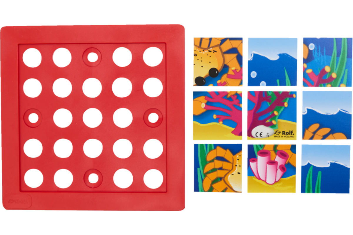 Rolf Puzzels - Puzzelserie zeedieren, kunststof