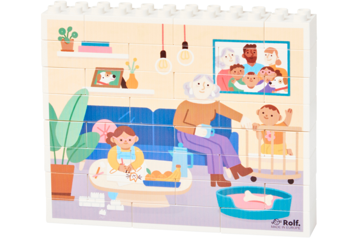 Rolf More - Verticale puzzel woonkamer