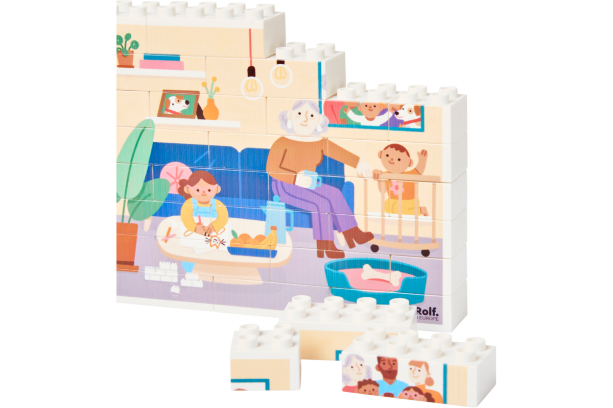 Rolf More - Verticale puzzel woonkamer