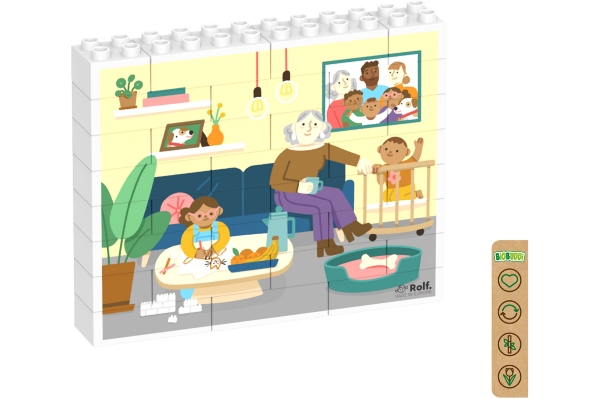 Rolf More - Verticale puzzel woonkamer
