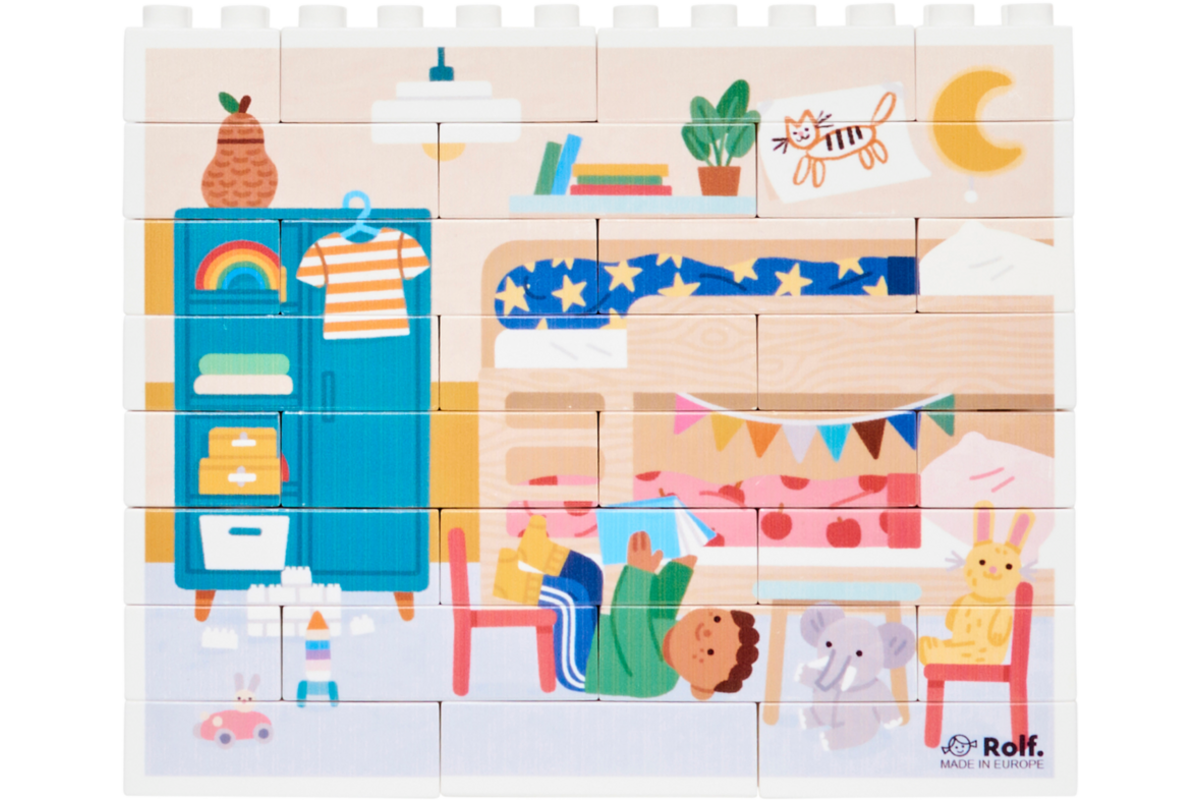 Rolf More - Verticale puzzel Slaapkamer
