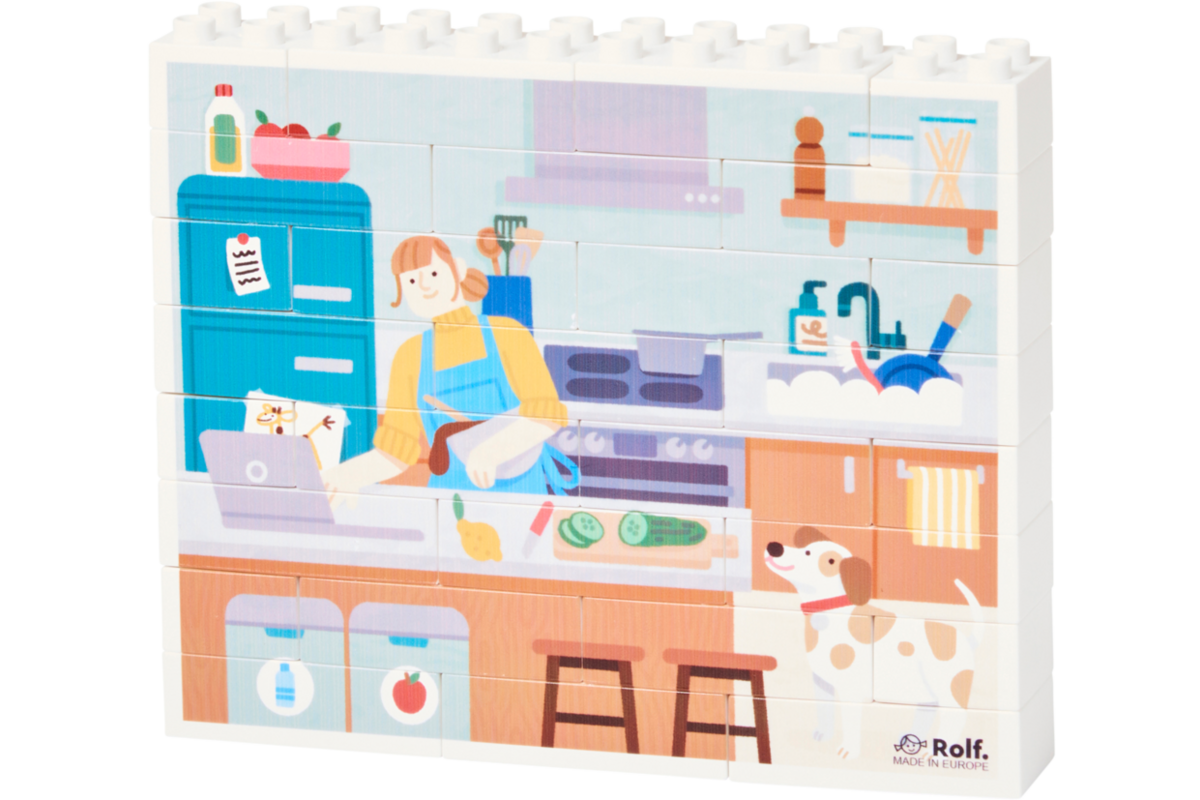 Rolf More - Verticale puzzel Keuken