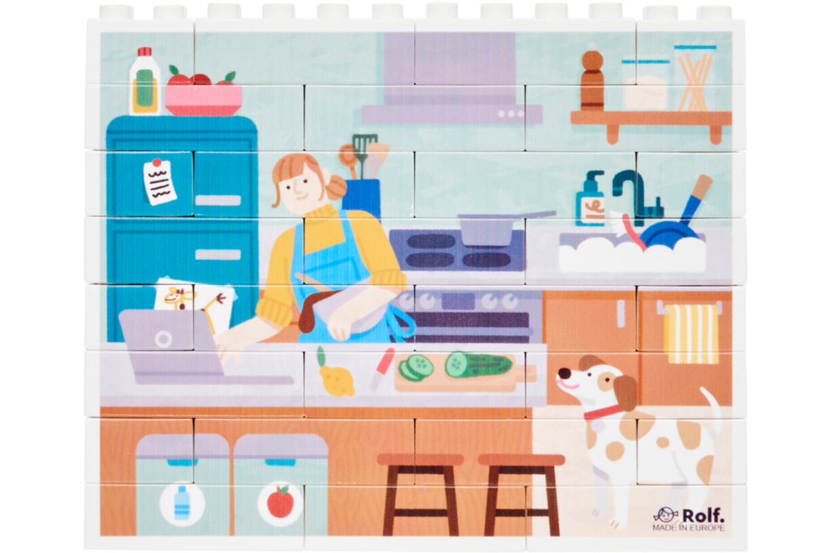 Rolf More - Verticale puzzel Keuken