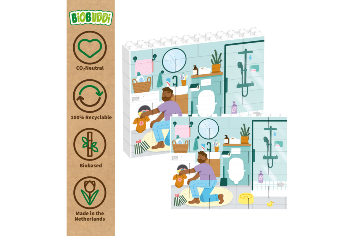 Rolf More - Verticale puzzel Badkamer