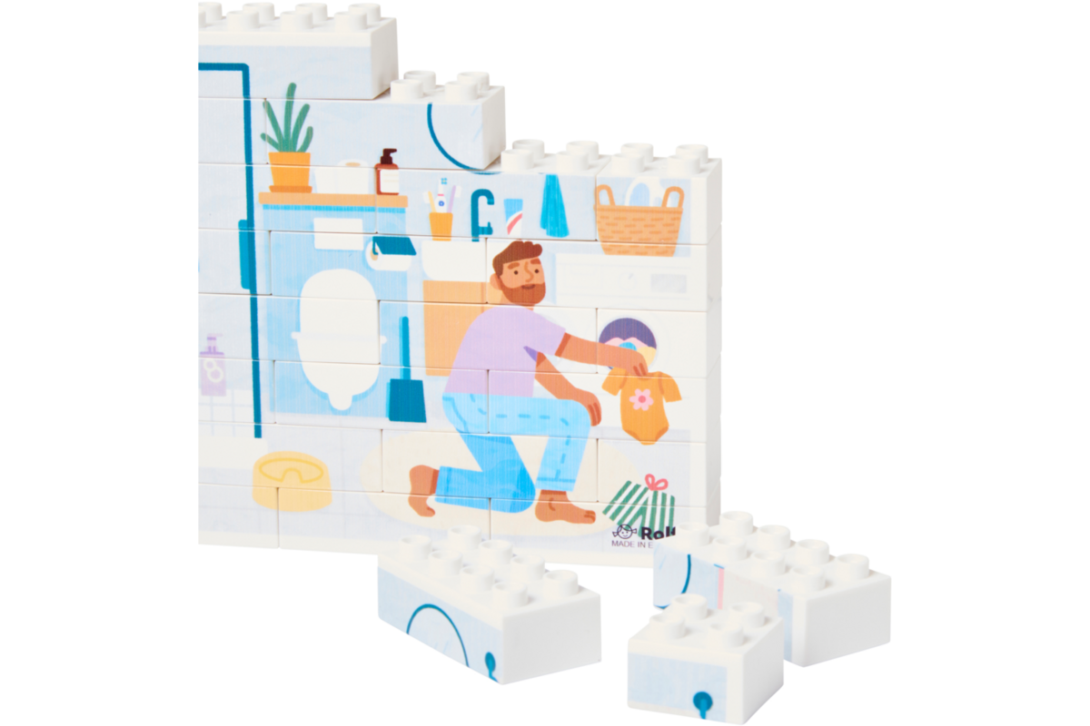 Rolf More - Verticale puzzel Badkamer