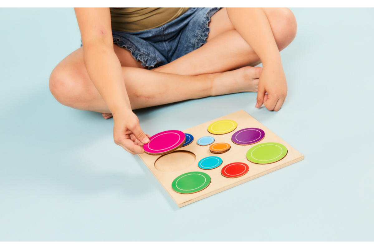 Rolf Puzzels - Reliëfpuzzel ontdek de grootte - bubbels - 10 stukjes