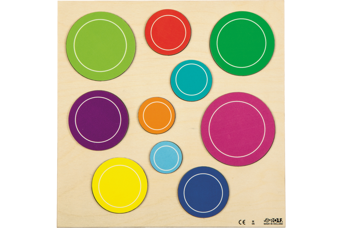 Rolf Puzzels - Reliëfpuzzelserie ontdek de grootte, 2 stuks
