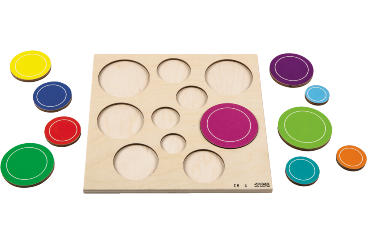 Rolf Puzzels - Reliëfpuzzelserie ontdek de grootte, 2 stuks