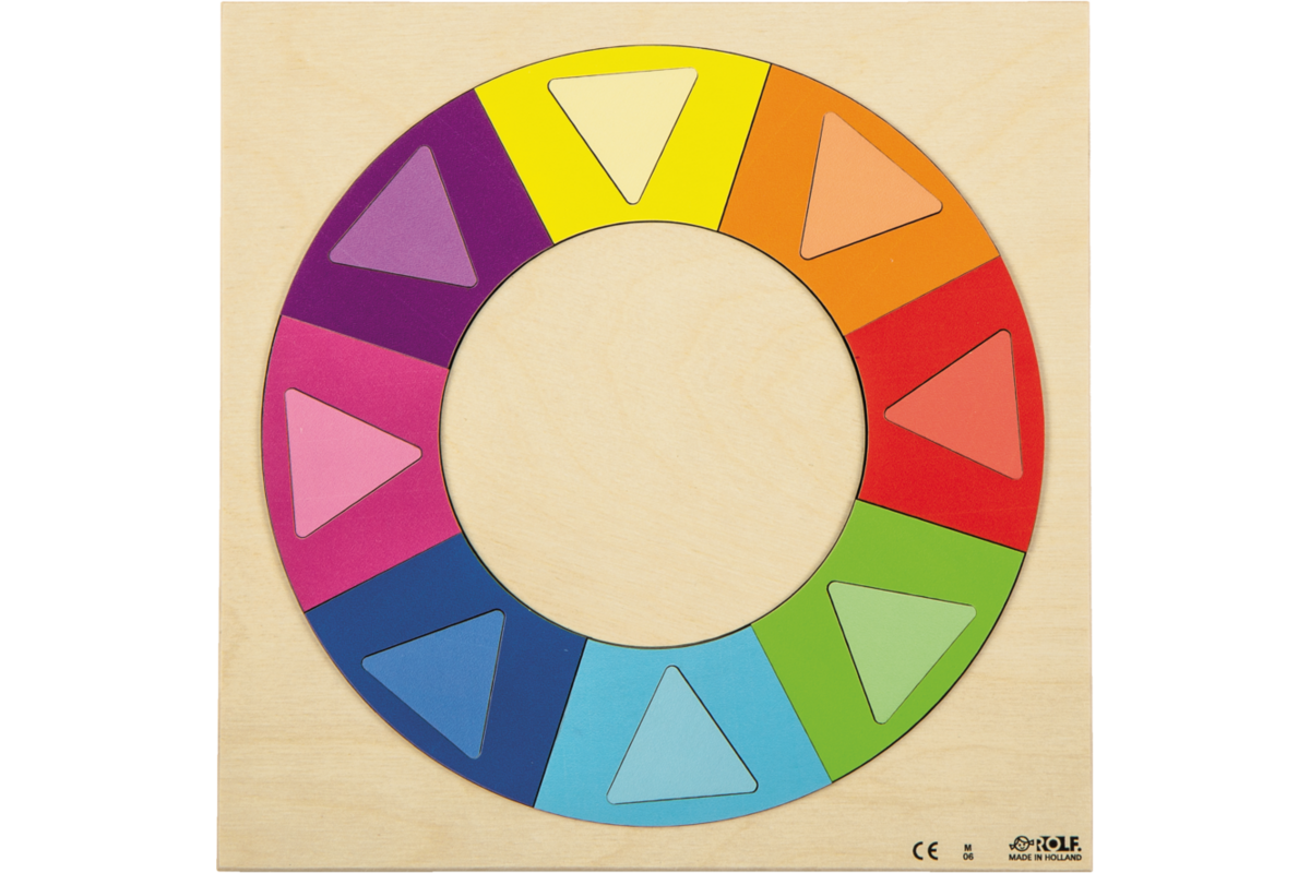 Rolf Puzzels - Reliëfpuzzelserie ontdek de kleur en vorm, 2 stuks
