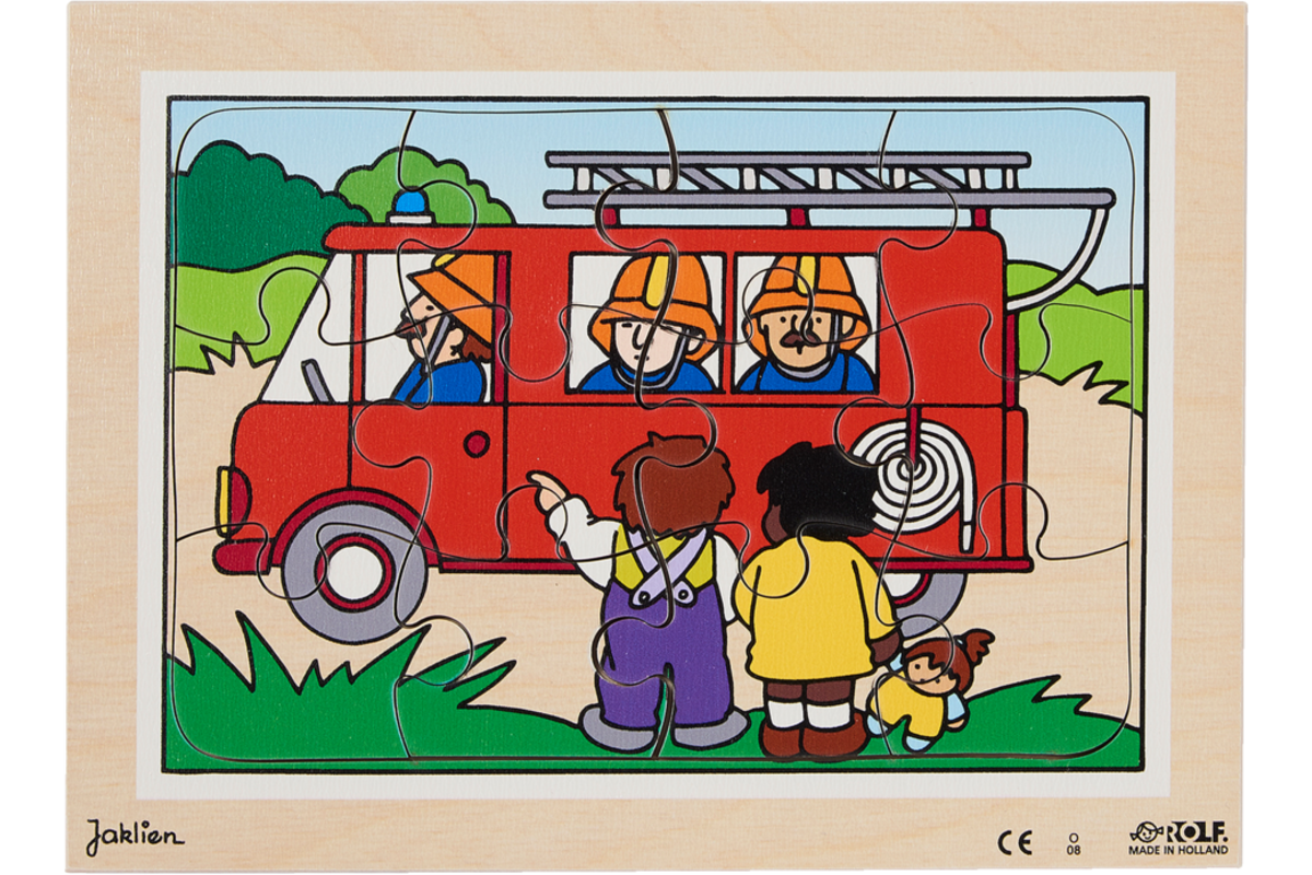 Rolf Puzzels - Puzzelserie transport 1, 12 stukjes per puzzel