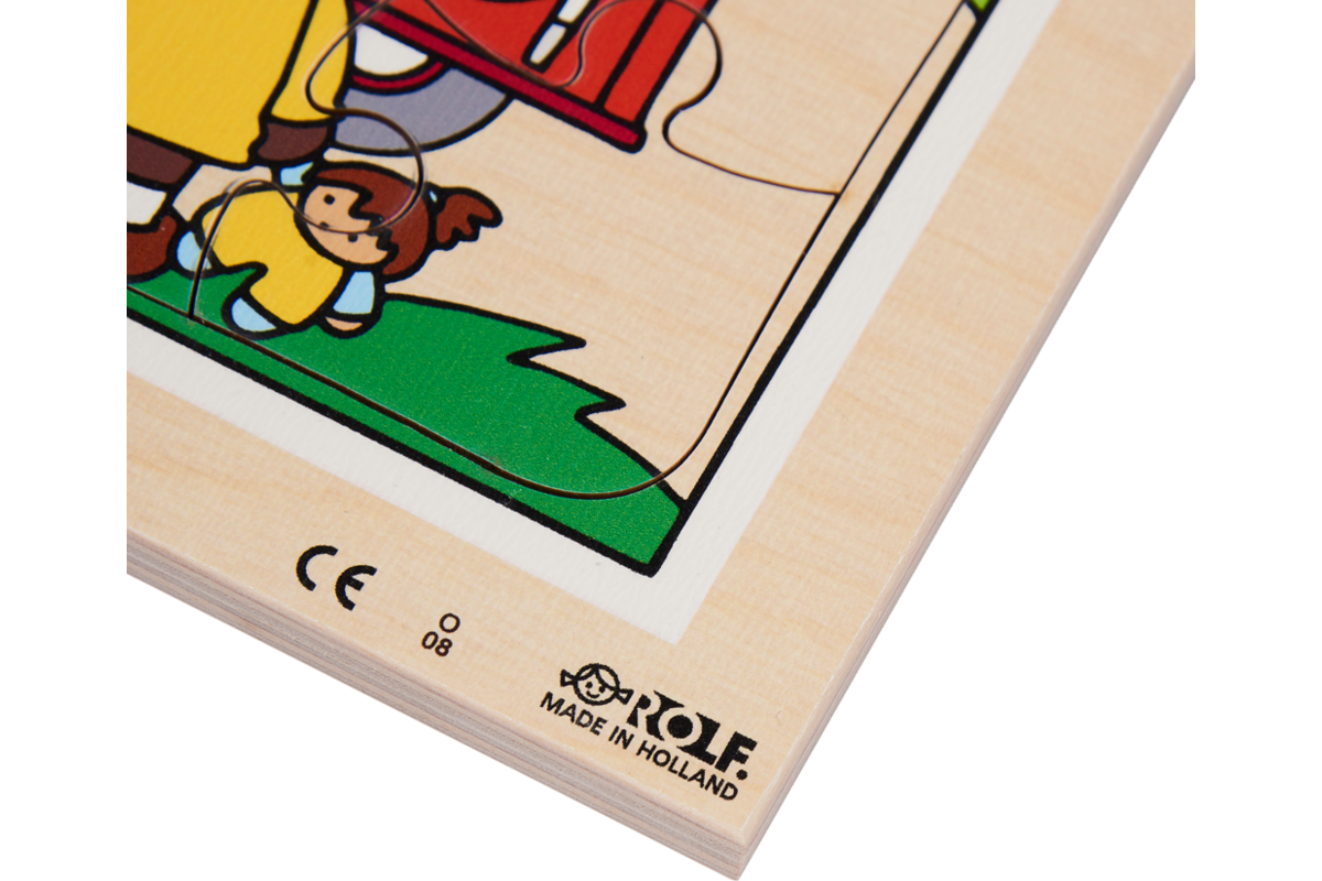 Rolf Puzzels - Puzzelserie transport 1, 12 stukjes per puzzel