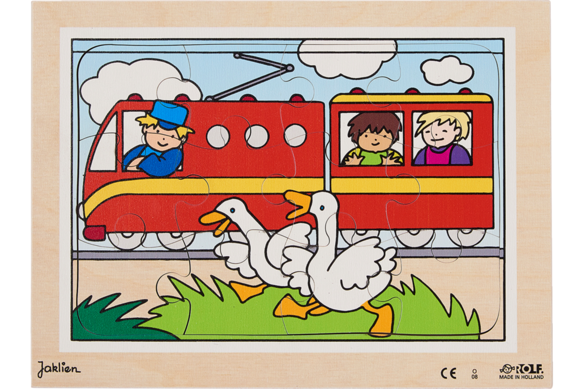 Rolf Puzzels - Puzzelserie transport 2, 12 stukjes per puzzel