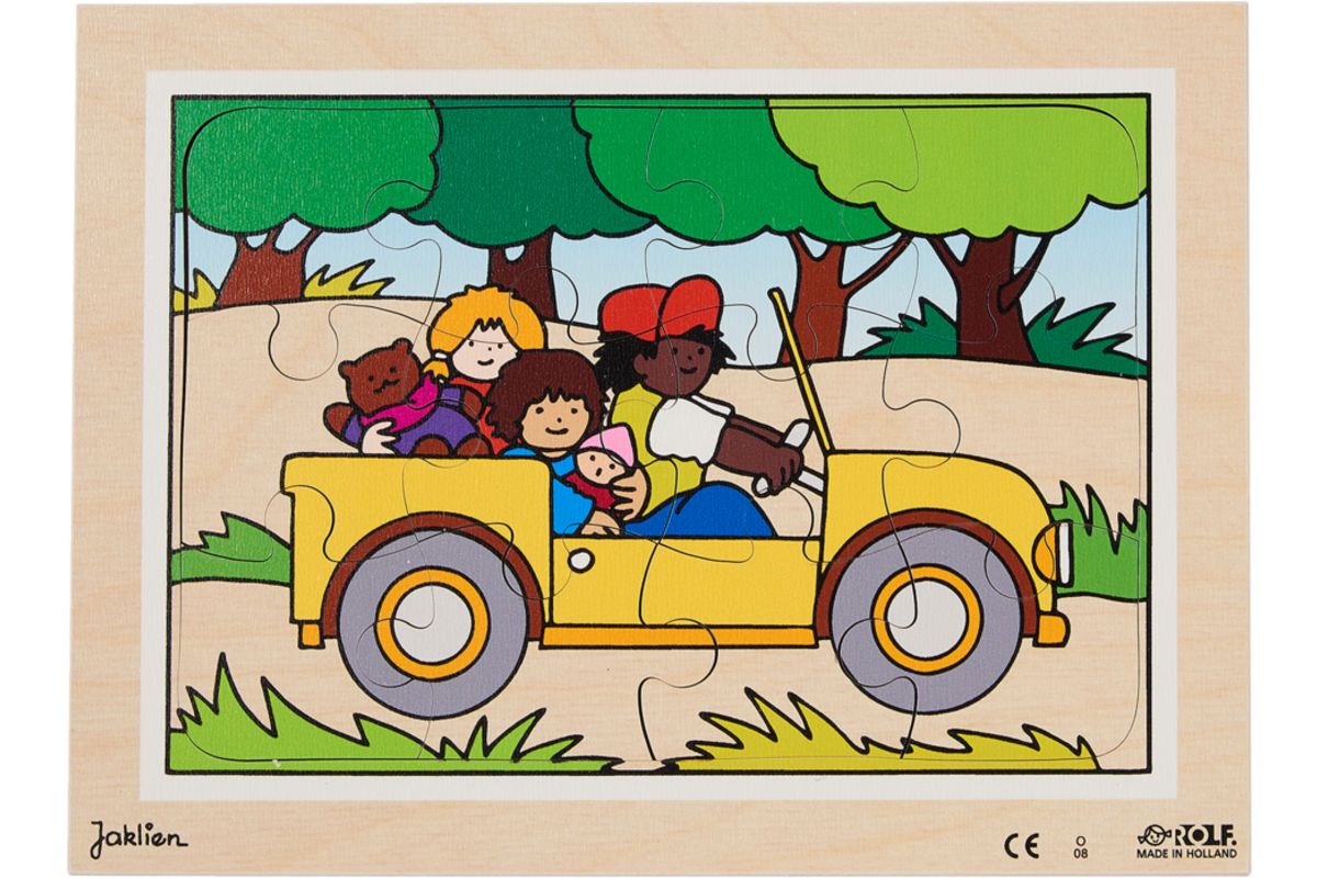 Rolf Puzzels - Puzzelserie transport 2, 12 stukjes per puzzel