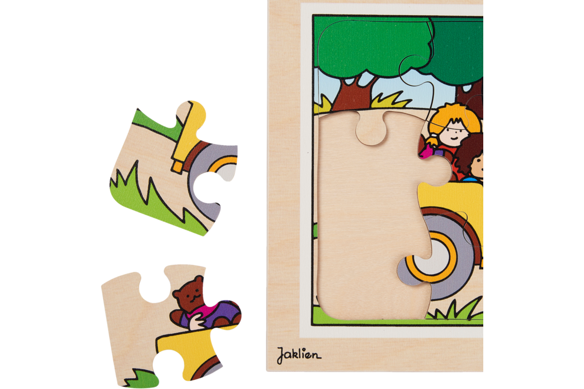 Rolf Puzzels - Puzzelserie transport 2, 12 stukjes per puzzel