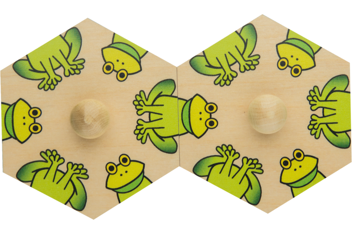 Rolf Puzzels - Carrousel puzzel Kikker, 7 stukjes