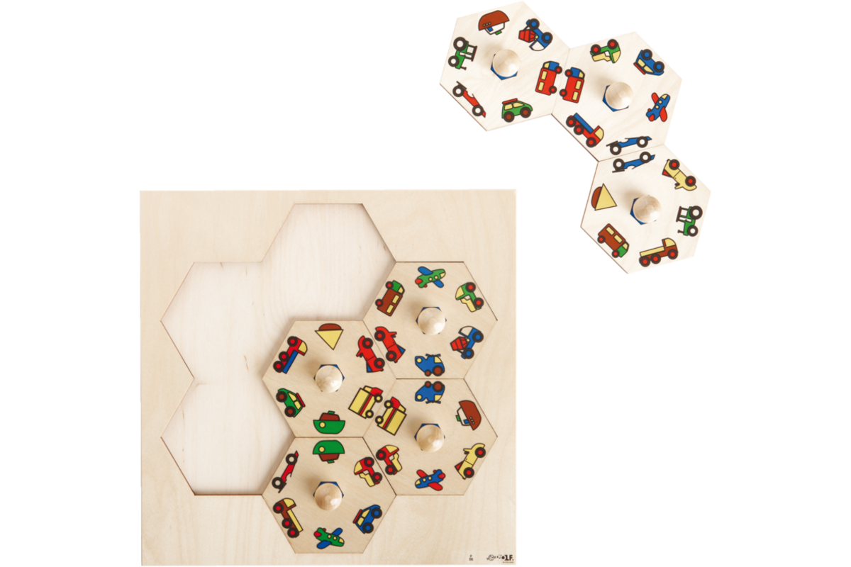 Rolf Puzzels - Puzzelserie carrouselpuzzels,4 stuks