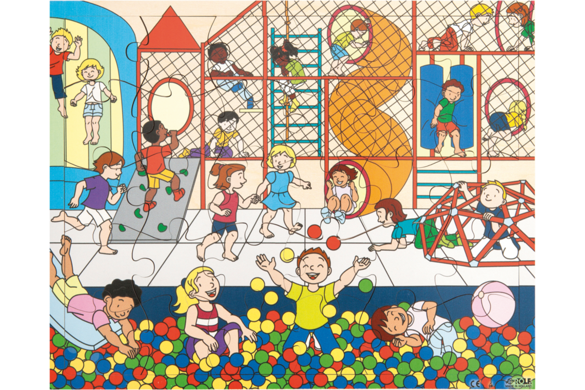 Rolf Puzzels - Puzzel ballenbad, 30 stukjes