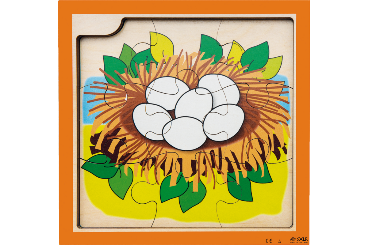 Rolf Puzzels - Groeipuzzel eend, 4 lagen, 36 stukjes