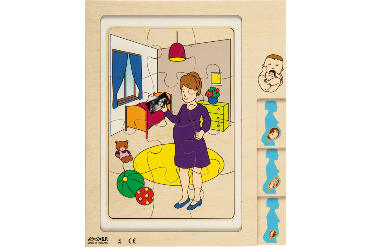 Rolf Puzzels - Groeipuzzel moeder en baby, 42 stukjes