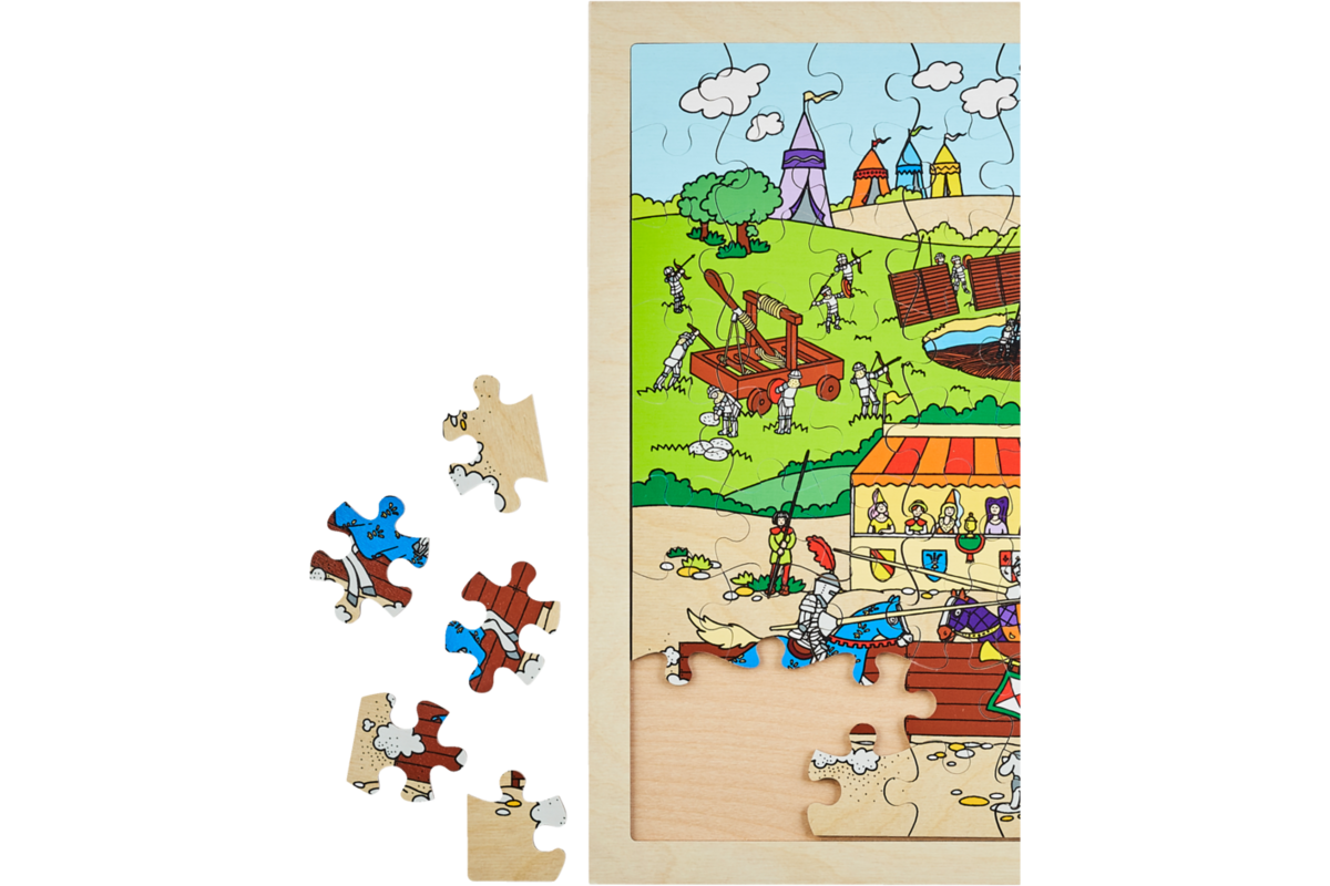 Rolf Puzzels - Puzzel ridders, 99 stukjes