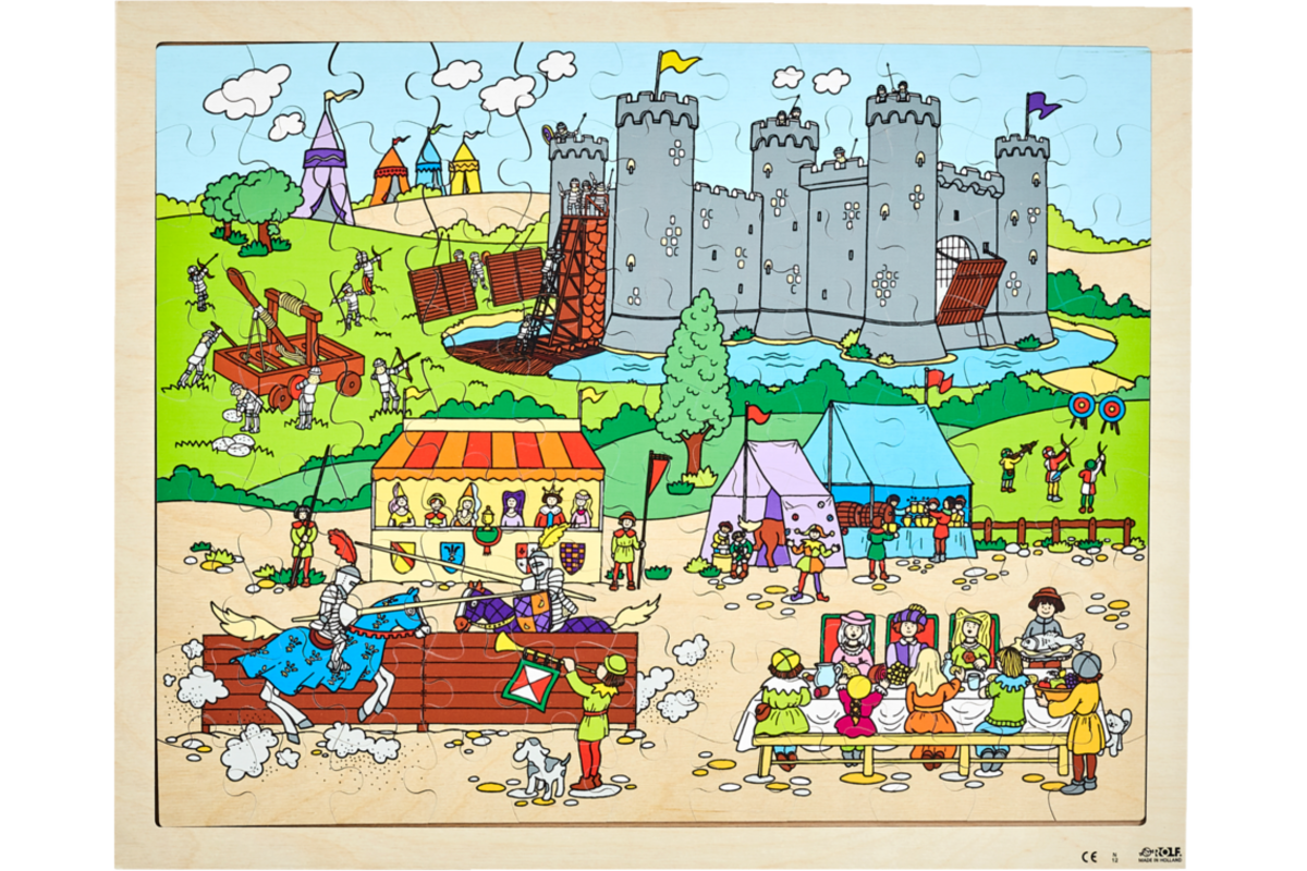 Rolf Puzzels - Puzzel ridders, 99 stukjes