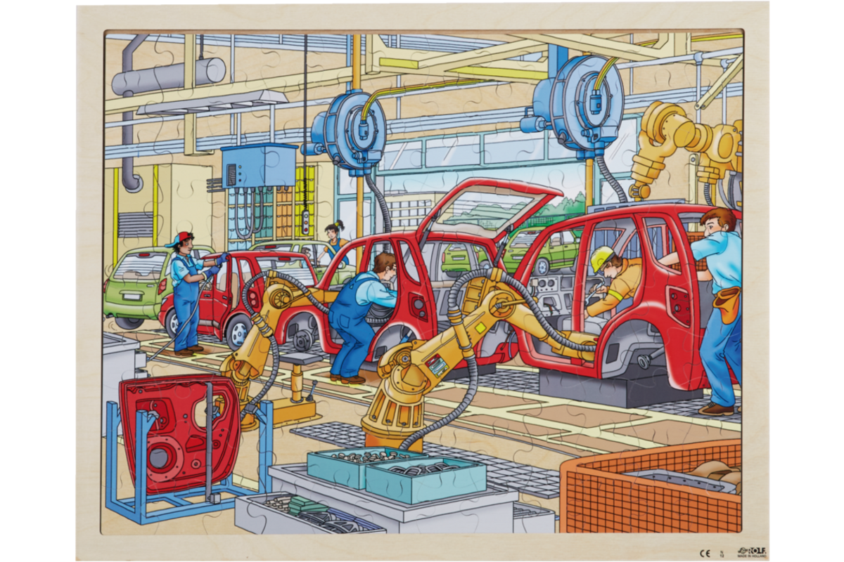 Rolf Puzzels - Techniekpuzzel autoproductie, 120 st.