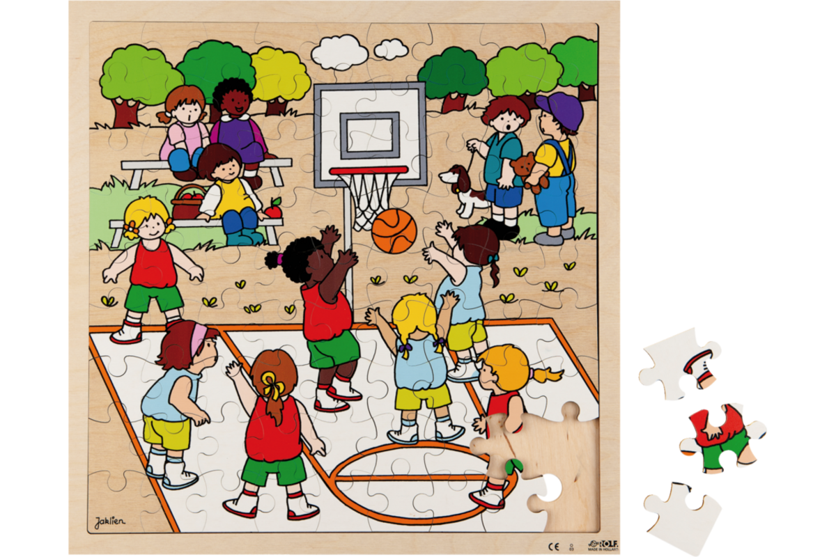 Rolf Puzzels - Puzzel basketbal, 81 stukjes