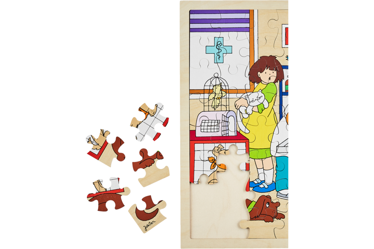 Rolf Puzzels - Puzzel dierenarts, 64 stukjes