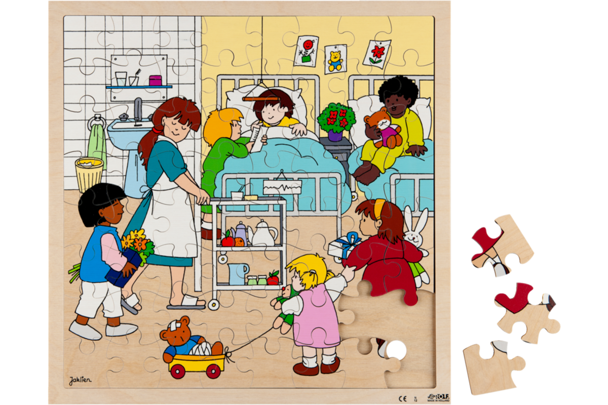 Rolf Puzzels - Puzzel ziekenhuis, 64 stukjes