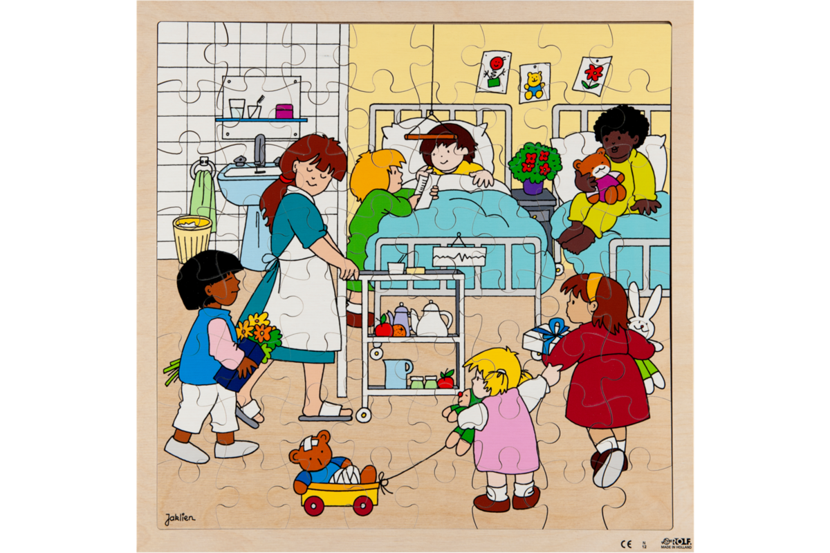 Rolf Puzzels - Puzzel ziekenhuis, 64 stukjes