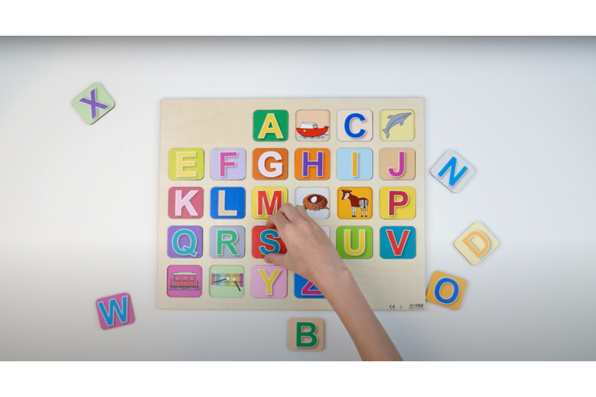 Rolf Puzzels - Puzzelserie van de a-Z spellen (kleine en grote letters), 2 stuks