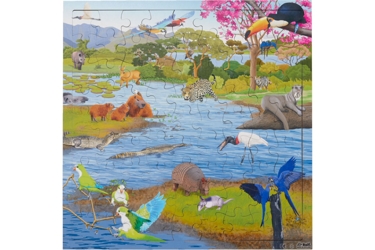 Rolf Connect - Puzzel Moerasgebied, 81 stukjes