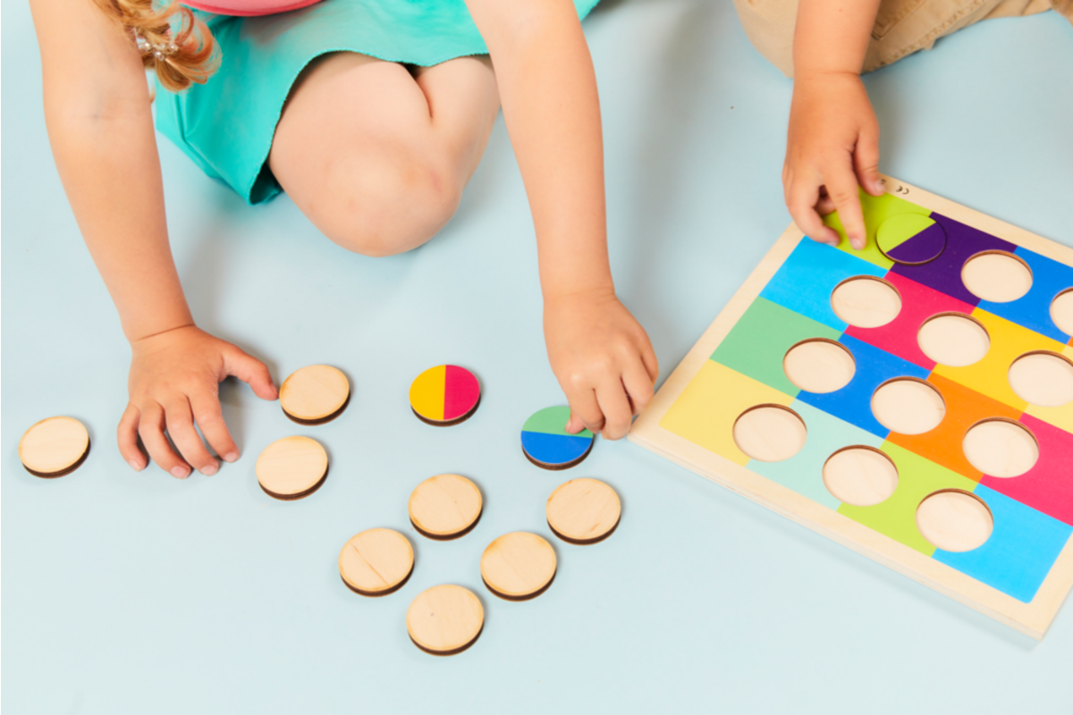 Rolf Puzzels - Reliëfpuzzel kleurenduo’s, 12 stukjes