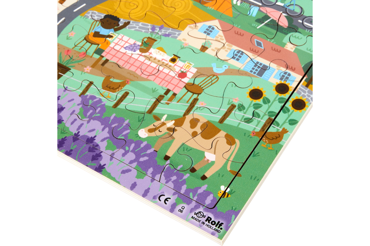 Rolf Puzzels - Puzzel landen Frankrijk, 81 stukjes