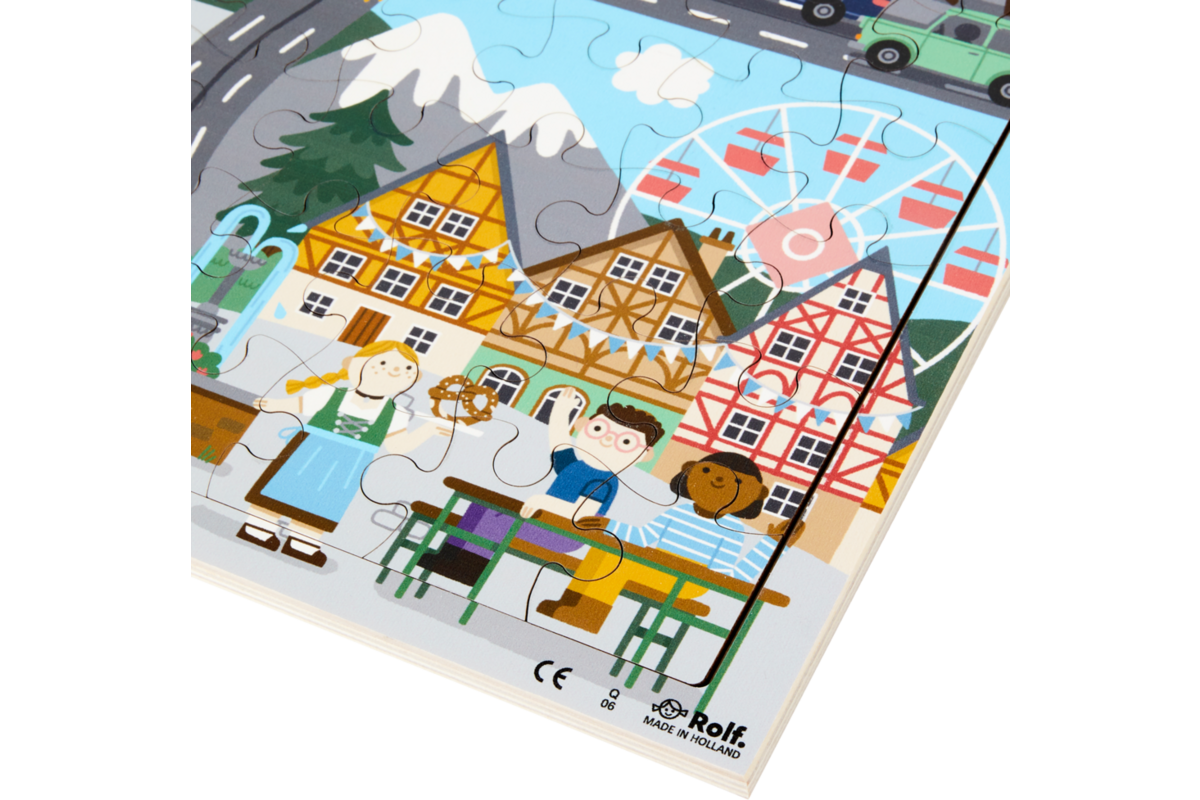 Rolf Puzzels - Puzzel landen Duitsland, 81 stukjes